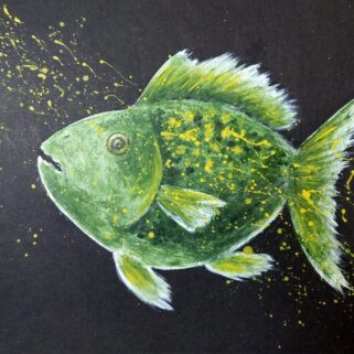 Rybia Piękność - obraz akrylowy