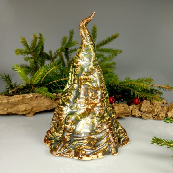 Mała choinka ceramiczna dekoracja świąteczna